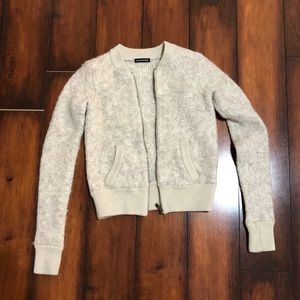 Club Monaco Bomber Sweater Jacket